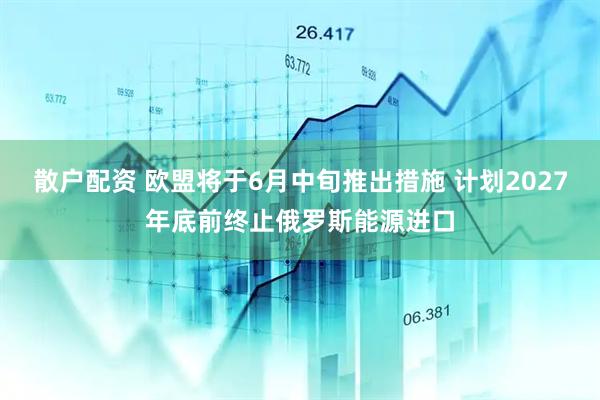 散户配资 欧盟将于6月中旬推出措施 计划2027年底前终止俄罗斯能源进口