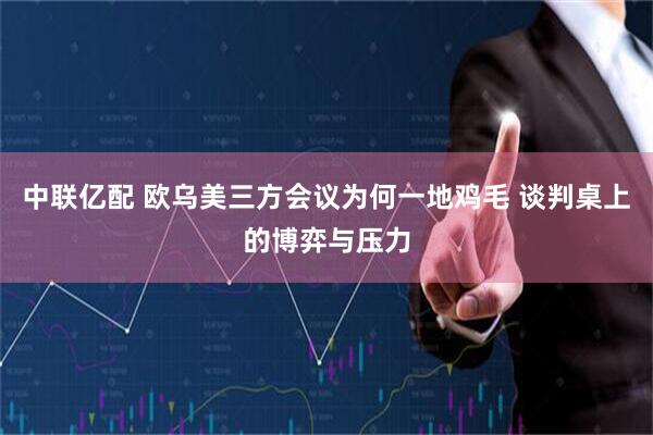 中联亿配 欧乌美三方会议为何一地鸡毛 谈判桌上的博弈与压力